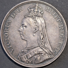 1887 Victoria Silver Crown