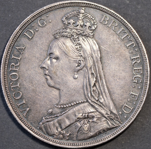 1887 victoria silver - silver, crown