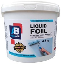Aqua Build Seal Wet Room Waterproof Tanking kit Membrane Liquid 4.5 Litre Paint