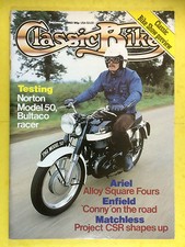 CLASSIC BIKE - September 1983 - Ariel Square Four - Royal Enfield Constellation