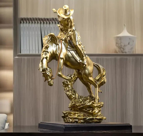 Golden rodeo cowboy - rodeo,