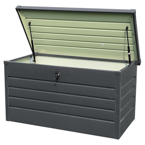 Large galvanised steel storage - galvanised,
