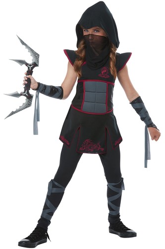 Girls ninja costume fearless - girls,