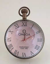 Glass Orb Magnifying Clock Vintage Style Globe Clock HMT Mechanical Ball Clock.