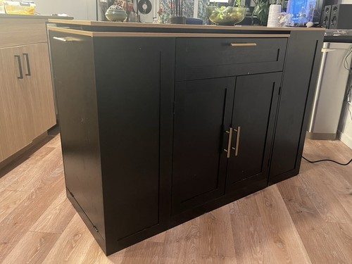 Extendable kitchen island - kitchen,