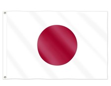 Japan Flag 3x2FT 2 Eyelet