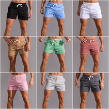 Mens Sweat Shorts Running Jogging Bottoms Gym Elasticated Waist Hot Pants Size