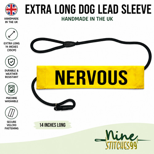 Extra long nervous dog - 14",