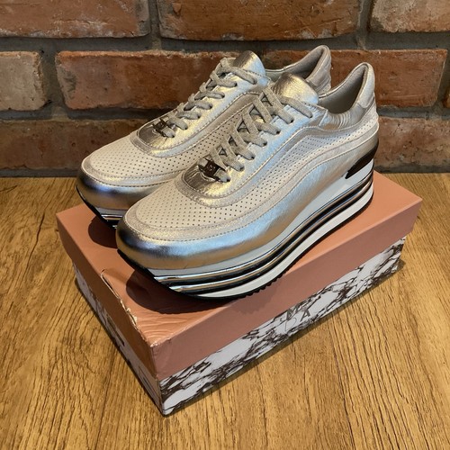 Moda pelle platform - in,