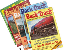 BACK TRACK FIRST ISSUE  VOLUMES  1 - 4  1987  DETAILED TRAIN RAILWAY MAGAZINE