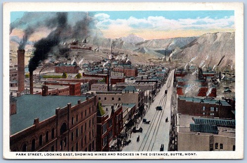 Postcard butte montana park - postcard, mt