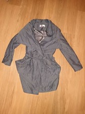 Gharani Strok London Designer coat grey size UK 10
