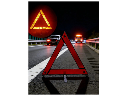 Large warning car triangle - large,