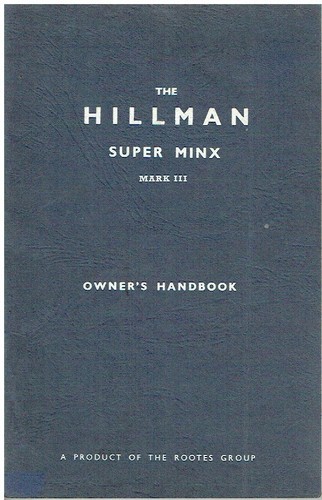 Hillman super minx - hillman,