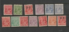 STAMPS AUST KGV 13 -FAULTS