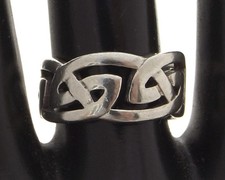 Sterling silver ring band