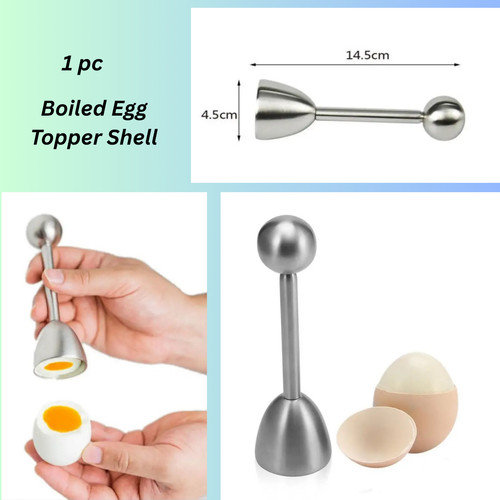 Egg cracker topper - egg,