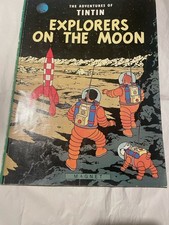 Tintin Explorers on the Moon - Herge Adventures Of Tintin - Vintage