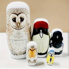 RUSSIAN WOODEN NESTING DOLLS