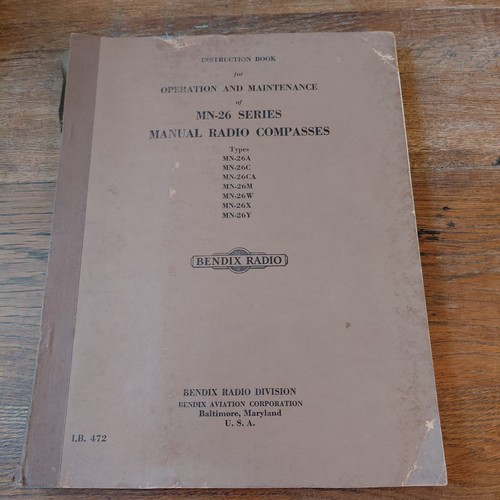 Ww2 bendix radio series - mn-26,