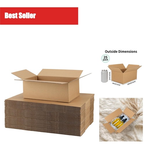 4 shipping boxes 25 - 6,