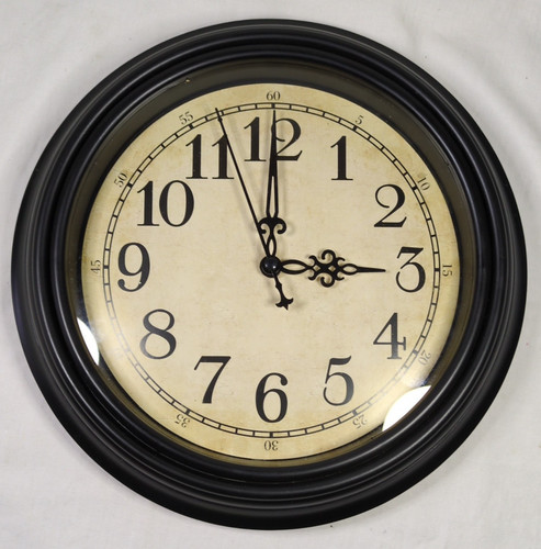 Retro wall clock 30cm - clock,, non