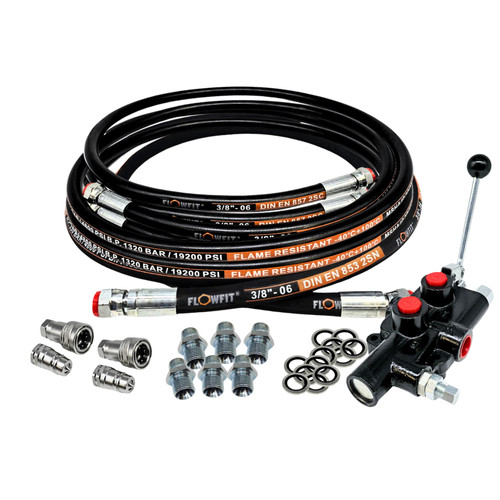 Log splitter kit with - kit, a