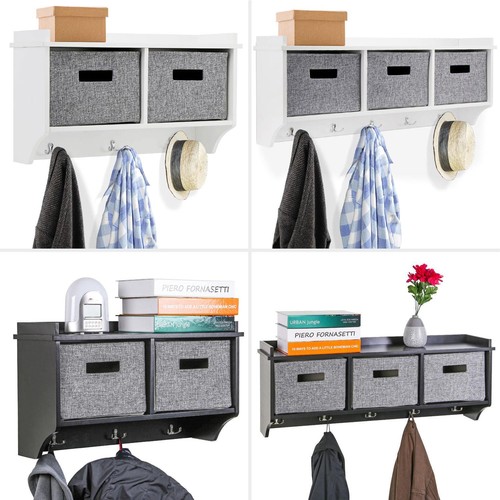 Wall mounted entryway coat - wall,