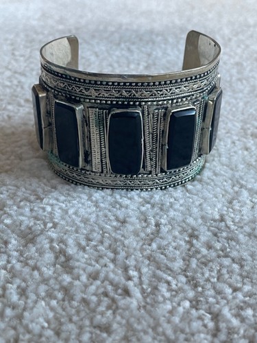Afghan handmade cuff bracelet - afghan,