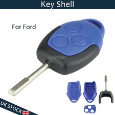 3 Button Blue Remote Car Key