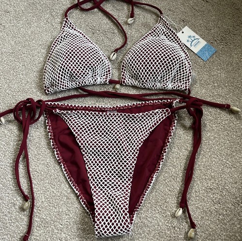 Triangle bikini size fish - size,