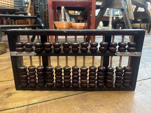 Vintage wooden abacus - vintage,