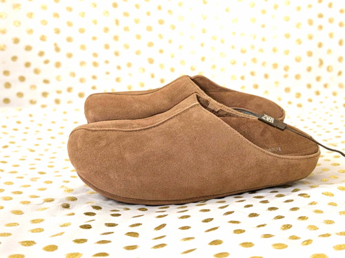 Zara suede mules slippers - suede,