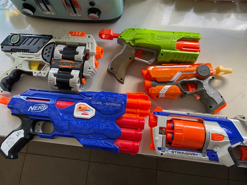Nerf gun collection
