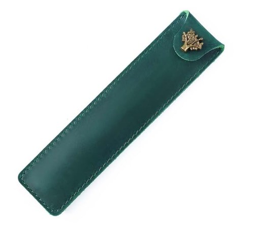 Leather fountain pen case - pen,