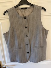 Grey Stripe Waistcoat From
