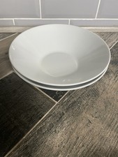 2x IKEA WHITE XL 8.75" 23CM