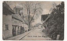 Postcard Church Street East Hendred Village  near Wantage Berkshire - A1063 