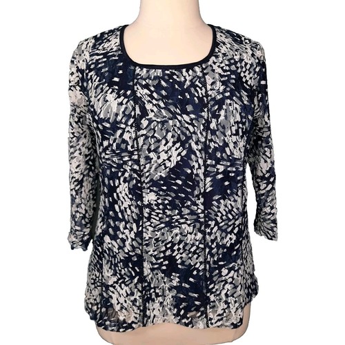 Vtg mesh top womens - mesh, blue