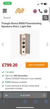 Triangle Borea BR07 Floorstanding Speakers Light Oak