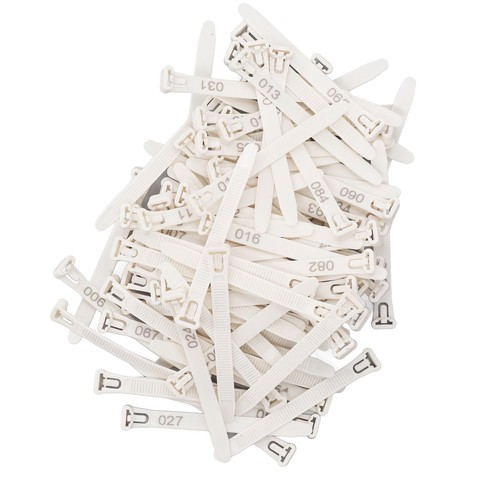 Chicken leg rings numbered - chicken,