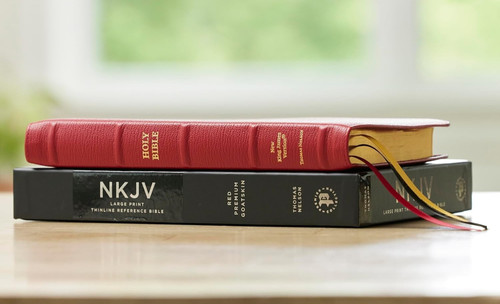 Nkjv thinline large print red - thinline,