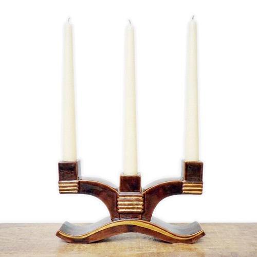 Vintage ceramic candle holder - vintage,