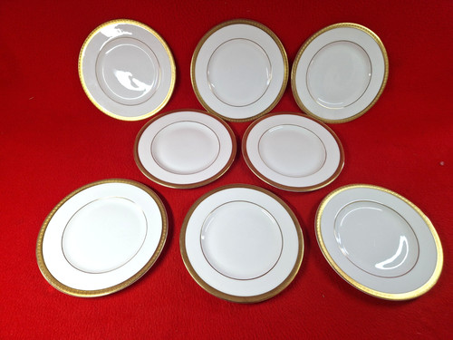 Doulton royal gold set x - x, 8