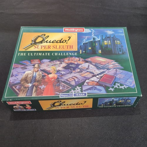 Cluedo super sleuth board - board, game