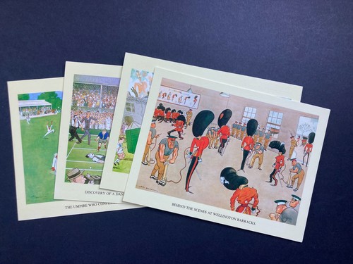 Bateman caricaturist cards - h, m