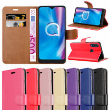 For Alcatel 1S 2020 Phone Case Leather Wallet Book Flip Stand Cover