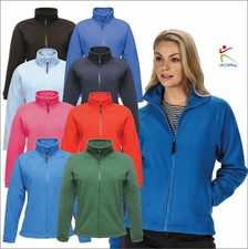 Regatta Women's Thor III Fleece Jacket Full Zip Up Casual Leisure Work Wear TOP