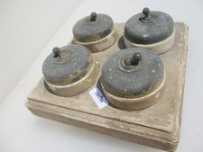 Antique Brass & Ceramic Light