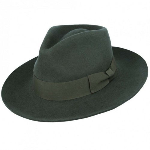 Felt fedora seaweed - fedora,